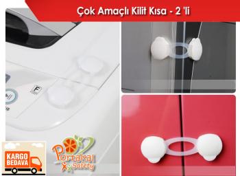 Portakal Safety ok Amal ocuk Emniyet Kilidi / 2'li - KISA