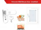 Anahtarl Pencere ocuk ve Hrsz Kilidi - BEYAZ